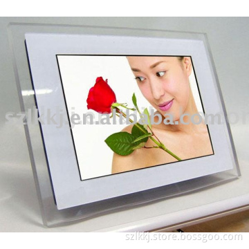 Digital Photo Frame (LK-7024) supply calendar and clock with alarm function.